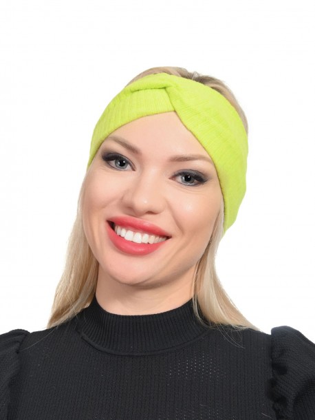 Bentita pentru cap - galben semnal