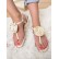 Sandale ecru joase 2