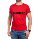 Tricou roșu - Security