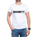Tricou alb pentru bărbați - Security