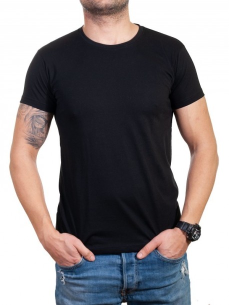 Tricou barbatesc marime mare - negru
