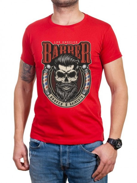 Tricou roșu Barber