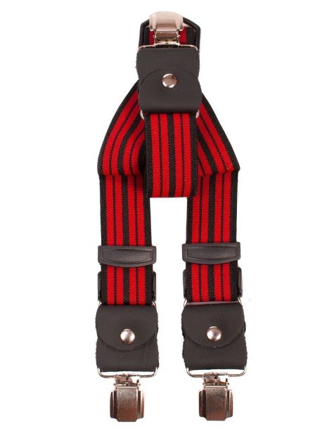 Bretele late - roșu și negru
