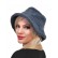 Palarie bucket in albastru 2