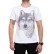 Tricou bărbătesc alb cu lup