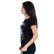 Tricou negru de dama cu lup