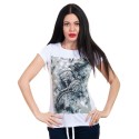 Tricou alb de femei Vikings