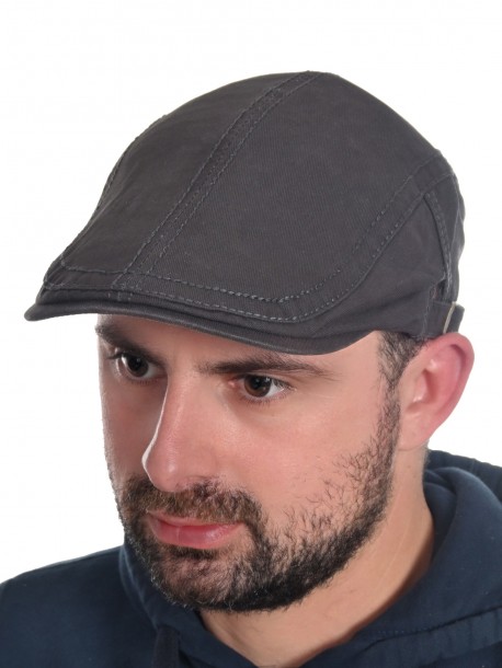 Basca bărbătească din denim - gri