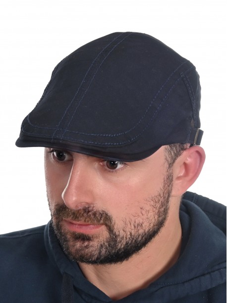 Basca bărbătească din denim - albastru