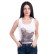 Top de dama alb cu buldog francez