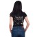 Tricou negru cu spatele spectaculos