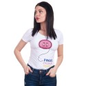 Tricou alb de dama Foggy