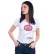 Tricou alb de dama Foggy