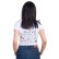 Tricou alb cu spatele spectaculos