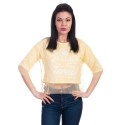 Top de dama - galben