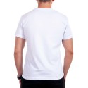 Tricou bărbătesc alb cu marinar