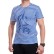 Tricou bărbătesc cu dungi cu navă