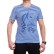 Tricou bărbătesc cu dungi cu navă