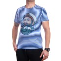 Tricou bărbătesc cu dungi cu un marinar