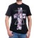 Tricou bărbătesc negru cu imprimeu