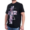 Tricou bărbătesc negru cu imprimeu