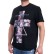Tricou bărbătesc negru cu imprimeu