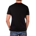 Tricou bărbătesc negru cu crap