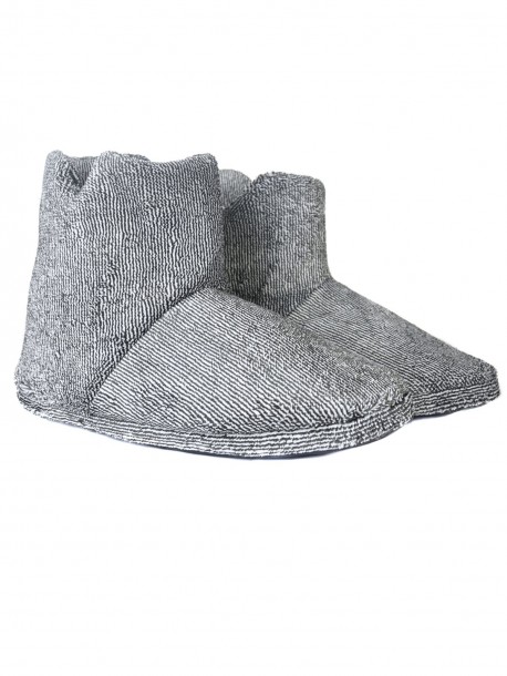 Papuci înalți - culoare gri