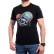 Tricou negru cu motocicletă