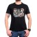 Tricou bărbătesc negru cu rockeri