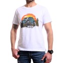 Tricou alb Off Road