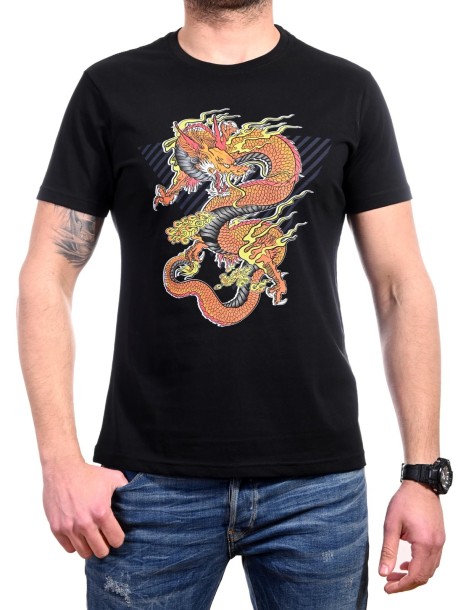 Tricou bărbătesc cu dragon