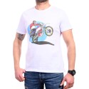 Tricou bărbătesc cu motocicletă