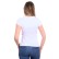 Tricou alb pentru femei Yoga