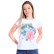Tricou alb de femei cu pisoi