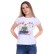 Tricou alb pentru femei Yoga