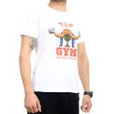 Tricou pentru fitness alb