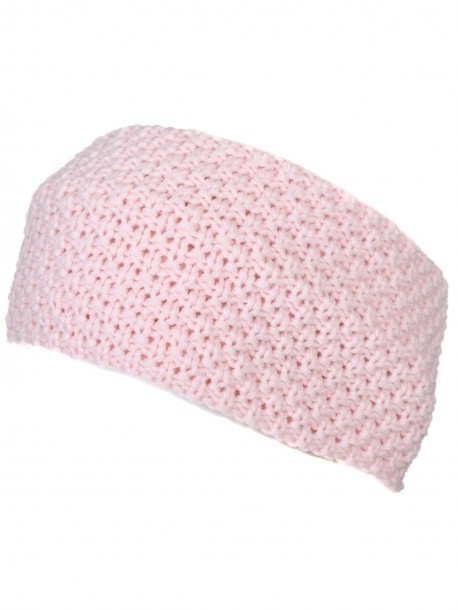 Bentita pentru cap, tricotata - roz deschis