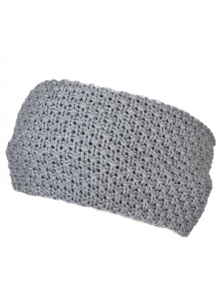 Bentita pentru cap, tricotata - gri