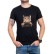 Tricou bărbătesc negru Gangsta Cat