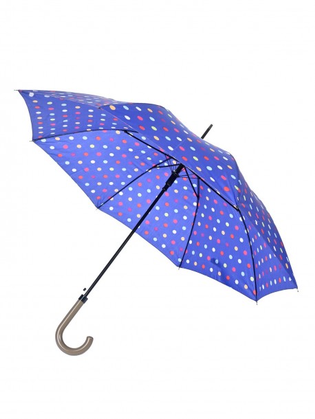 Umbrelă cu buline - albastru