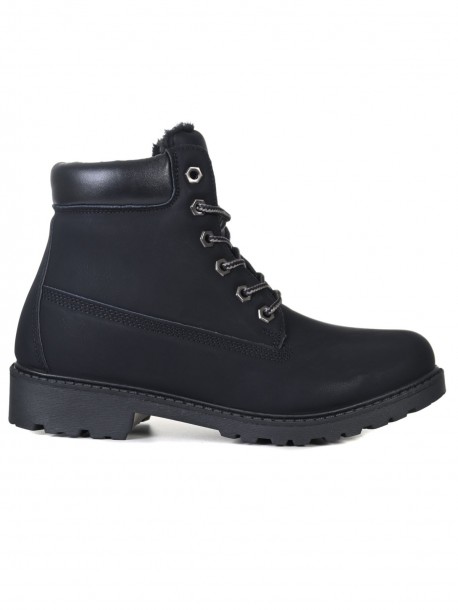 Botine de iarnă de damă în negru CR667 - nero