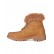 Botine de dama cu puf - maro CR668 - camel 3