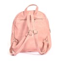 Rucsac de dama din piele ecologica - culoare piersici