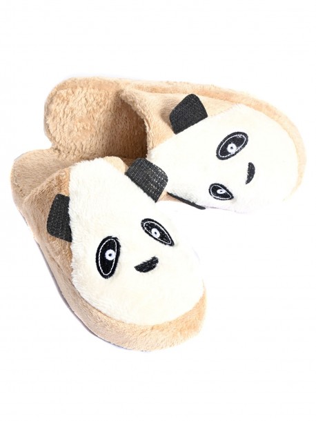 Papuci de casa Panda - bej