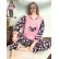 Pijamale dama iarna - roz deschis 1