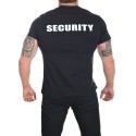 Tricou cu inscriptie pe spate Security