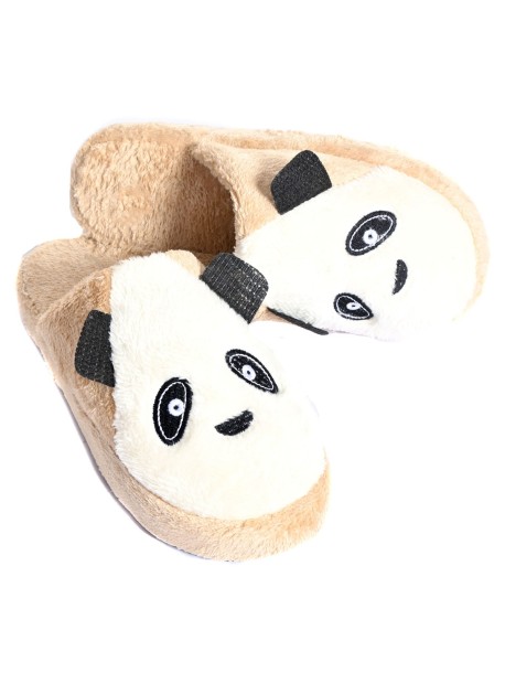 Papuci de casa Panda - bej