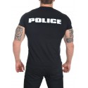 Tricou cu cuvantul Politie pe spate