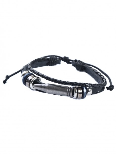 Bratara din piele bullet pentru barbati